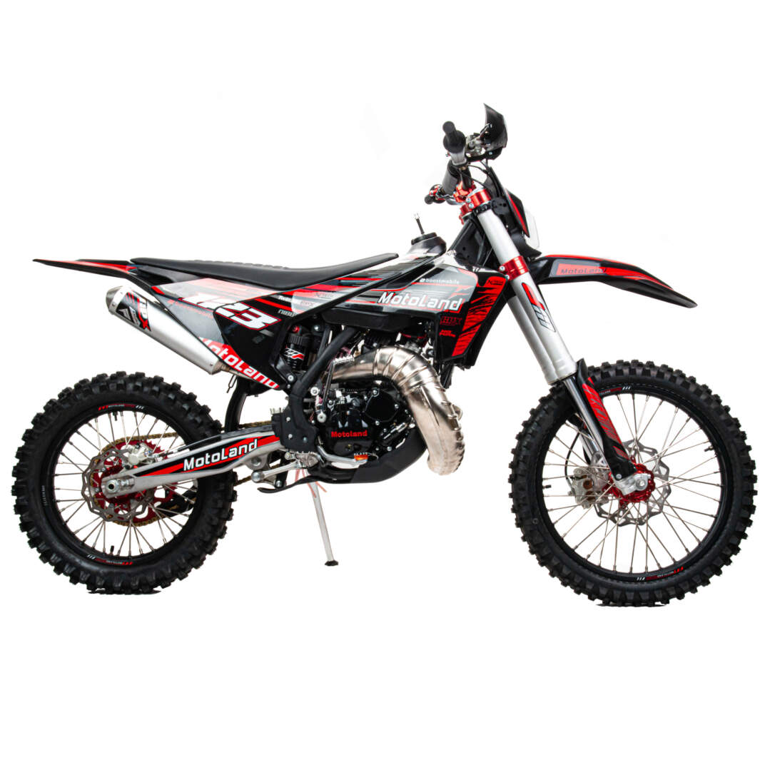Мотоцикл Кросс Motoland XT 250 ST (1E66MM 2-STROKE) красный РАСПРОДАЖА