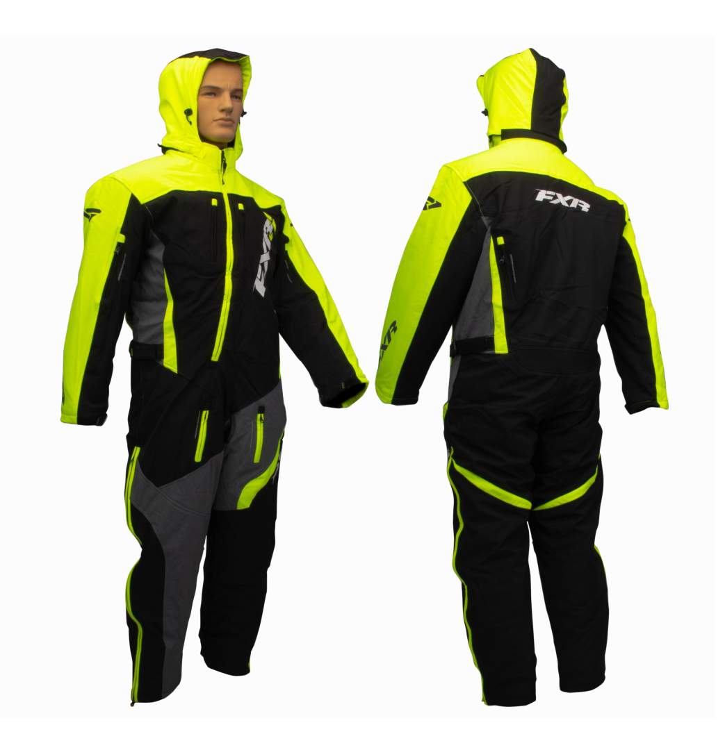 Комбинезон для снегохода FXR Maverick Lite №1 lemon-green (текстиль) (L)